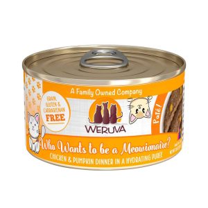 Weruva Classic Cat Pat??, Who wants to be a Meowionaire with Chicken & Pumpkin, 3 Ounce Can