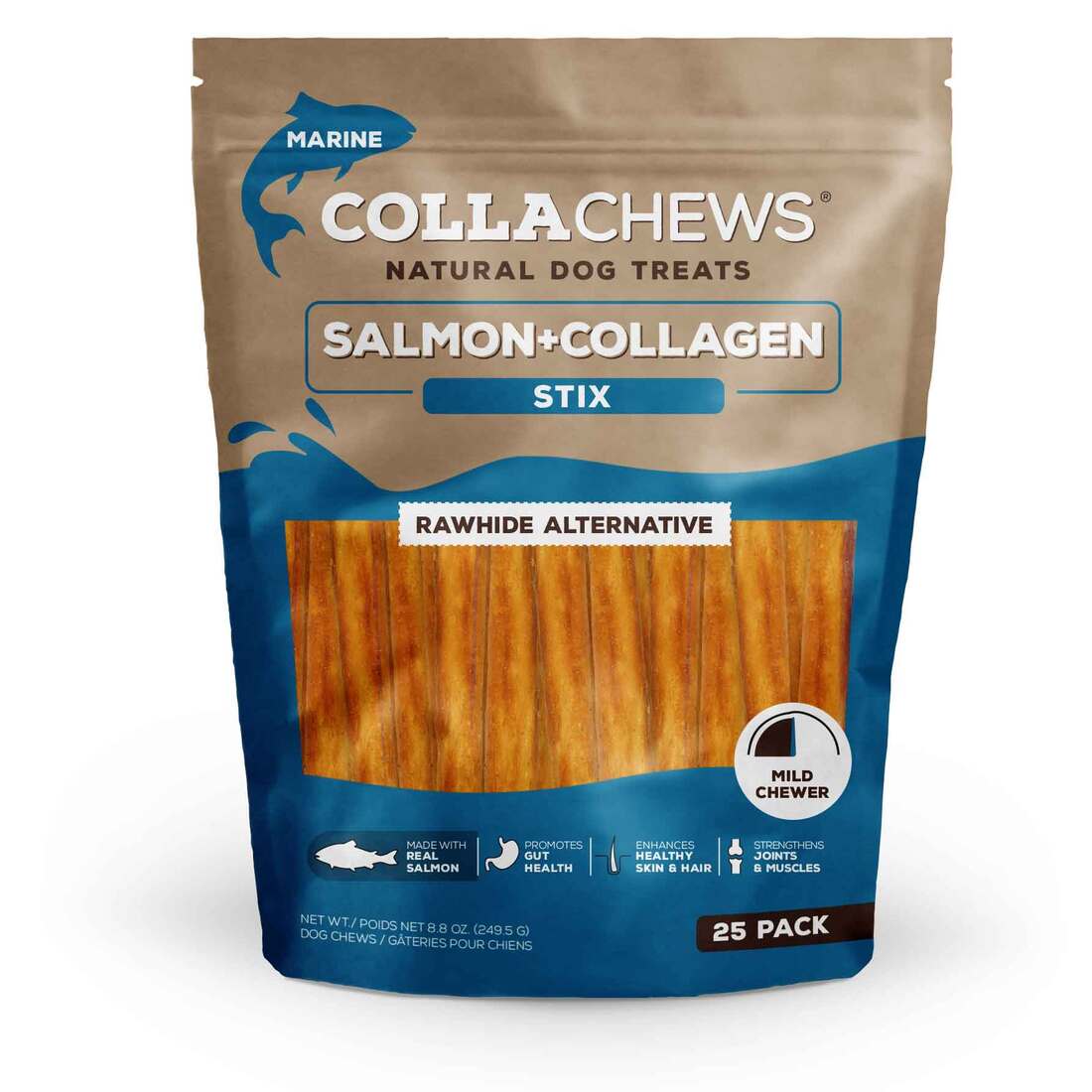 Collachew Collagen Roll Dog Treat, Fish
