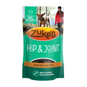 Zuke's Hip and Joint Support Senior Dog Treats, Chicken - 3 Ounce Pouch
