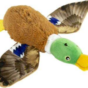 Play On Plush Crinkle Mallard Dog Toy, 8 Inches