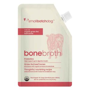 Smallbatch Dog Shelf Stable Organic Beef Bone Broth, 16 Ounces