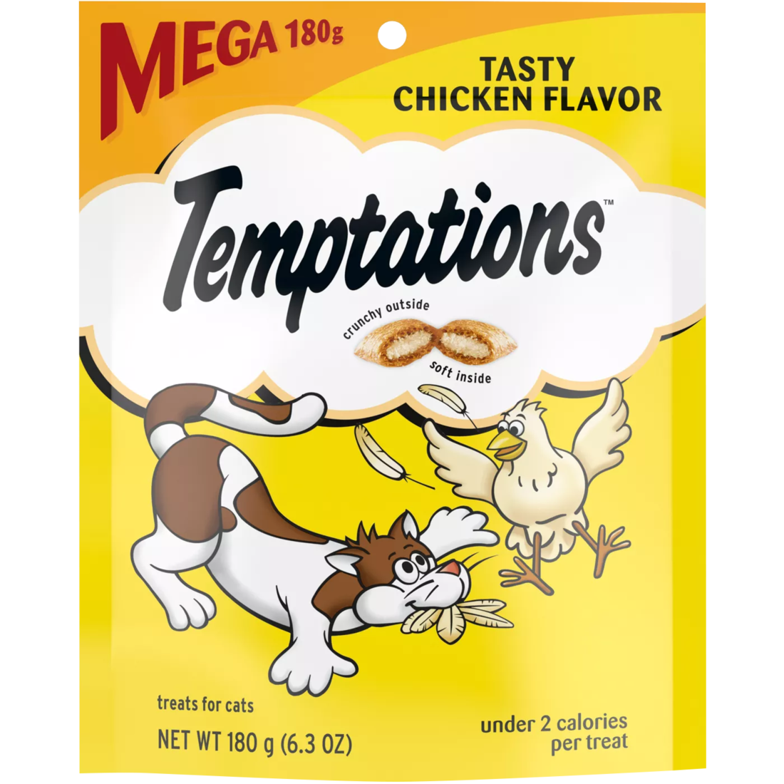 Whiskas Temptations Tasty Chicken Cat Snacks & Treats - Image 2