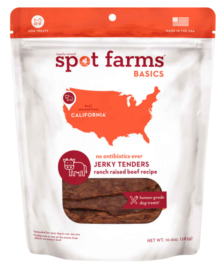 Spot Farms Basic Beef Tenders Dog Treat, 10 Ounces