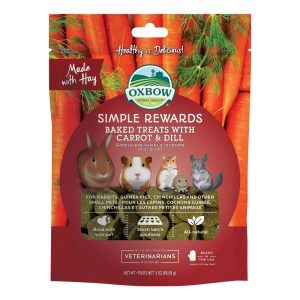 Oxbow Simple Rewards Baked Treats with Carrot & Dill