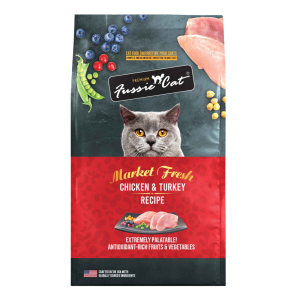 Fussie Cat Market Fresh Dry Cat Food, Chicken and Turkey, 10 Pounds