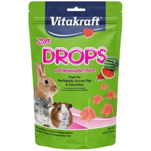 Vitakraft Watermelon Drops Small Animal Treat, 4.4 Ounces