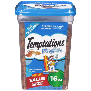 Temptations MixUps Treats for Cats Surfer's Delight Flavor, 16 Ounces