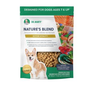 Dr. Marty Nature's Blend Premium Freeze-Dried Active Vitality Senior Dog Food, 16 Ounces
