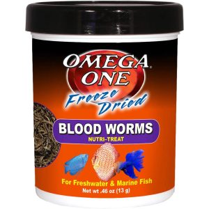 Omega One Freeze-Dried Blood Worms