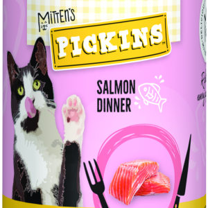 Mitten's Pickins Pat?? Salmon Dinner Wet Cat Food, 13 Ounces