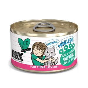 Weruva BFF Minced Natural Wet Cat Food, Tuna & Pumpkin Valentine, 3 Ounces