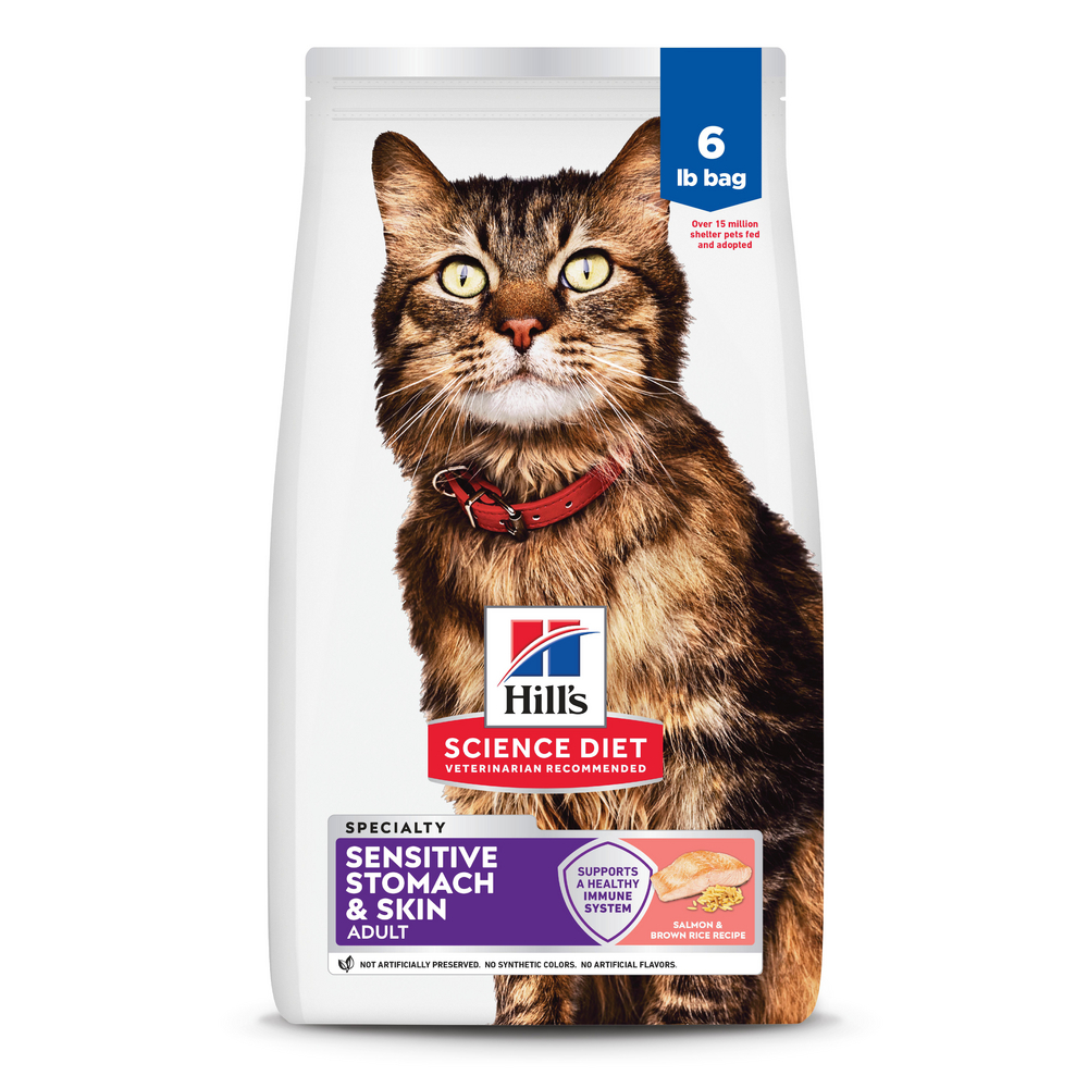 Hill's Science Diet Adult 7+ Perfect Digestion Chicken, Barley & Whole Oats Recipe Dry Cat Food