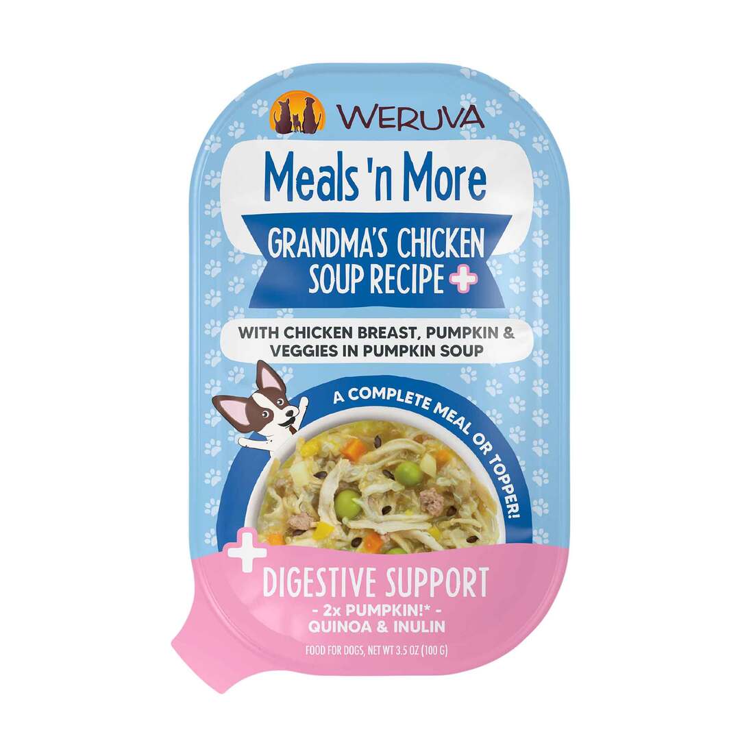 Weruva Dog Meals 'n More Natural Wet Dog Food, 3.5 Ounce Cup