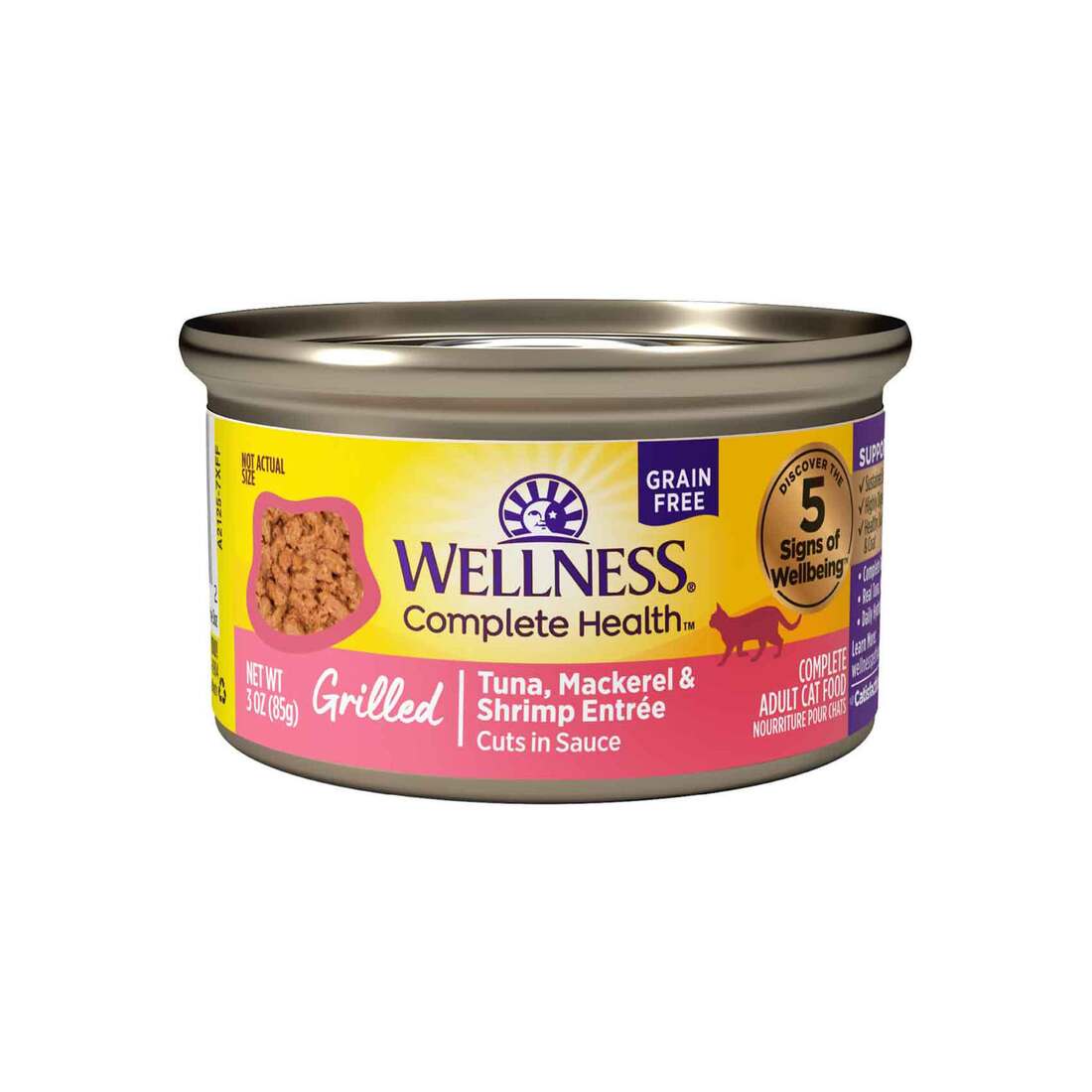 Wellness Complete Health Grilled, Adult Natural Grain-Free Wet Cat Food - Image 3