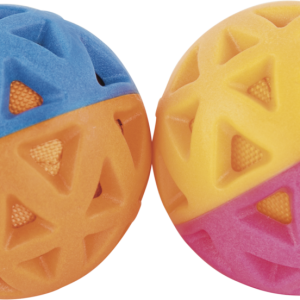 Play On TPR Triangle Ball Dog Toy, Assorted