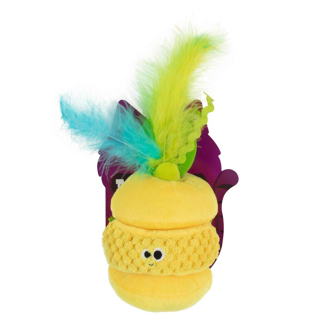 Mad Cat Pouncin Pineapple Stacker Puzzle Cat Toy