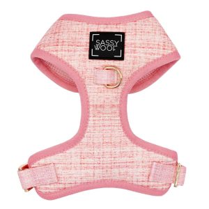 Sassy Woof Adjustable Dog Harness, Dolce Rose