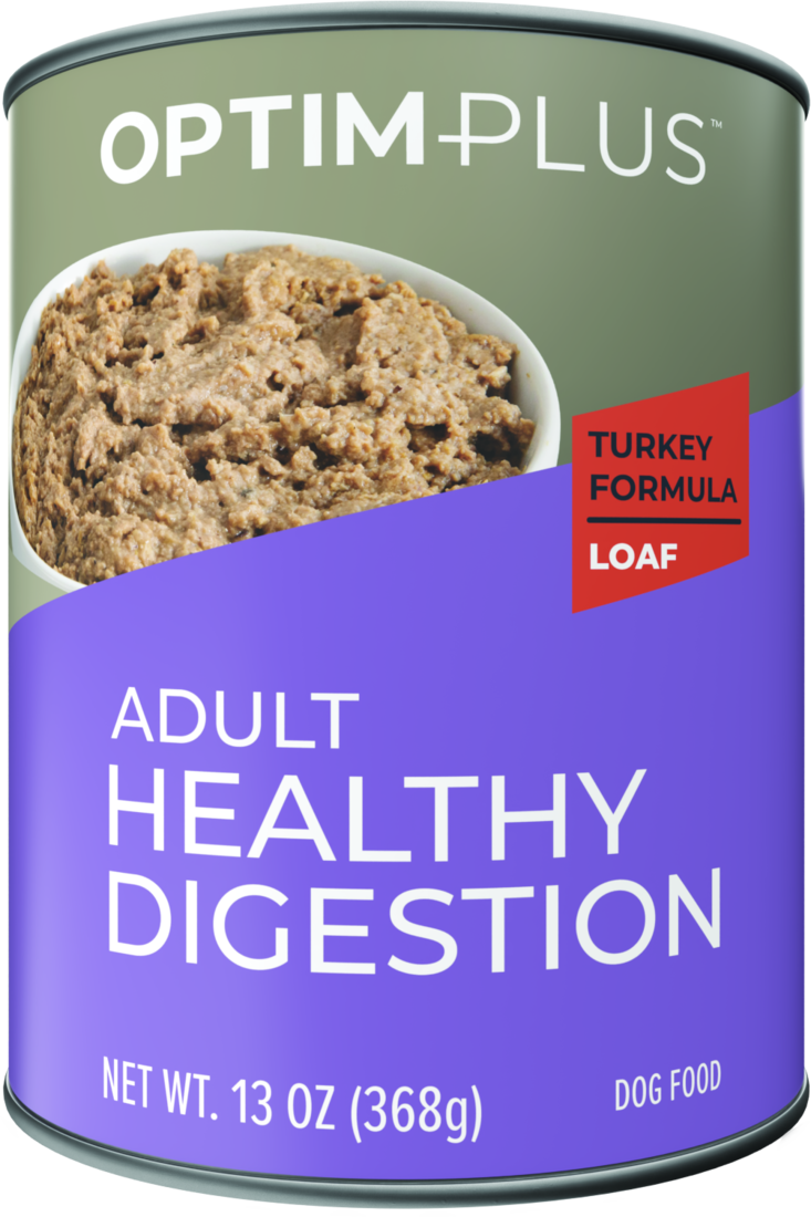 OptimPlus Adult Healthy Digestion Turkey Formula Wet Dog Food, 13 Ounces