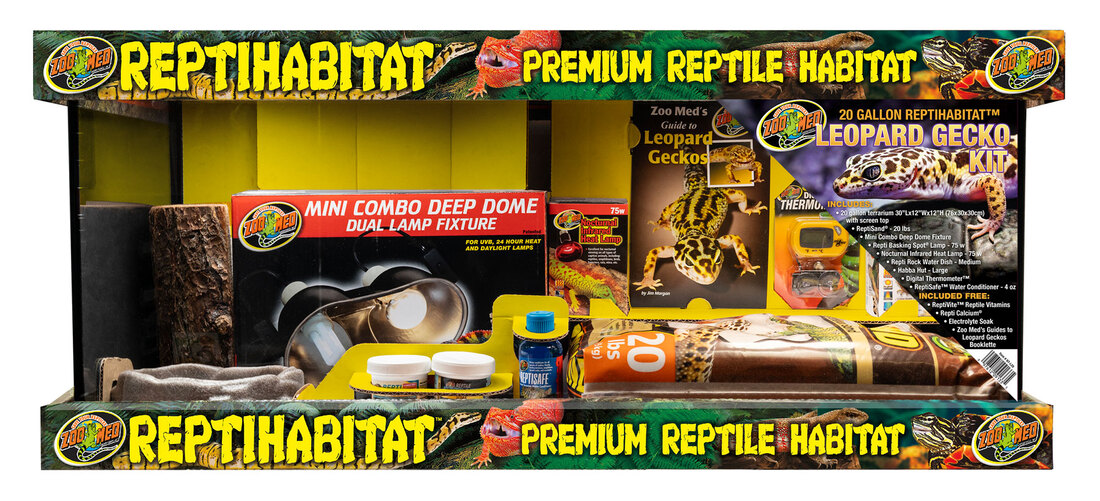 Zoo Med Reptihabitat™ Leopard Gecko Kit, 20 Gallon