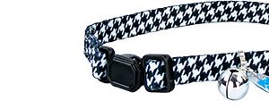 Play On Cat Houndstooth Adjustable Collar