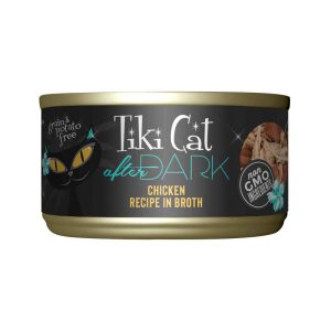 Tiki Cat After Dark Whole Foods Wet Cat Food, Chicken, 2.8 Ounces