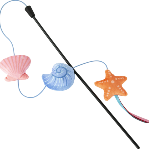 Play On Seashell Cat Teaser Toy