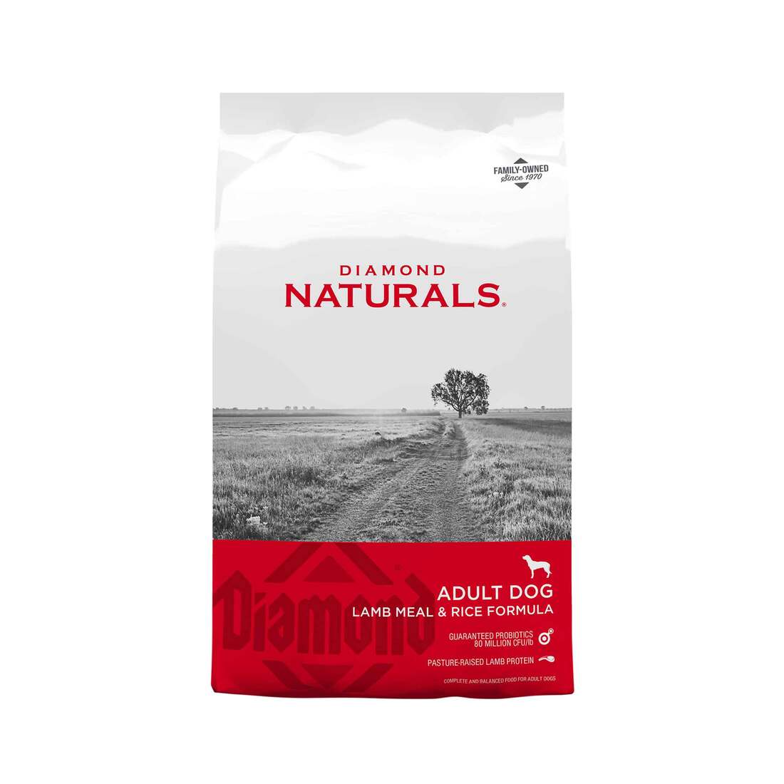 Diamond Naturals Adult Dog Lamb Meal & Rice Formula, 40 Pounds